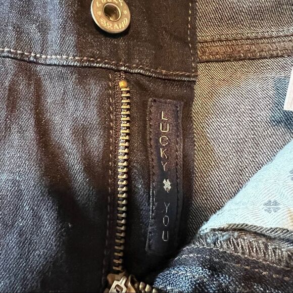 Lucky brand Brooke skinny jeans. Dark wash - Picture 6 of 15